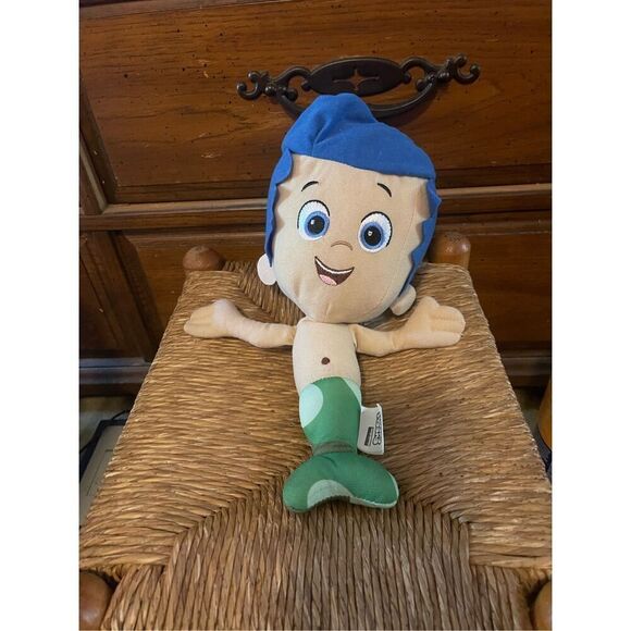 Nickelodeon 13” Bubble Guppies Merman Plush - Picture 2 of 5